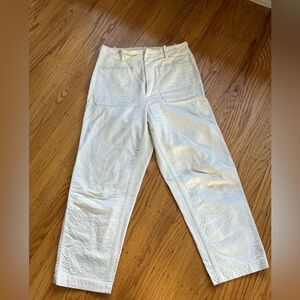 Caron Callahan Cream Cotton Pants